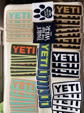 Yeti Vibrant Logo Sticker Collection
